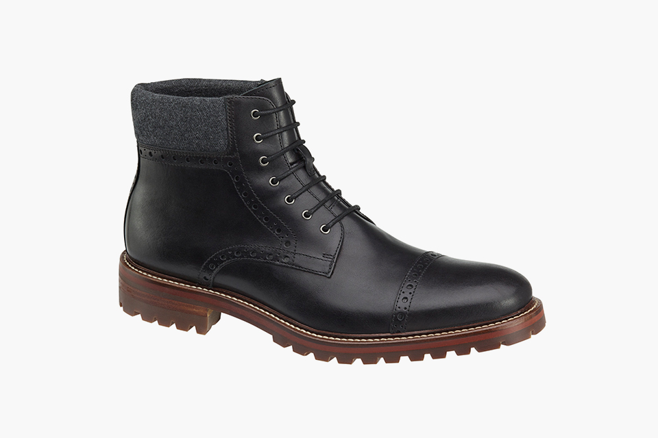 johnston and murphy karnes cap toe boot www